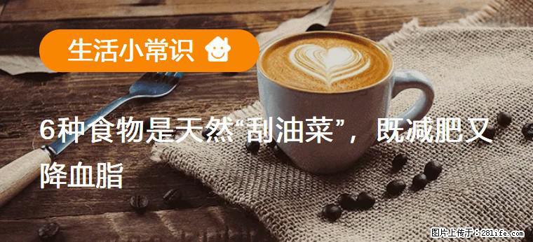 【生活小常识】6种食物是天然“刮油菜”,既减肥又降血脂 - 哈密生活资讯 - 哈密28生活网 hami.28life.net